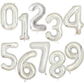 40 Inch Big Foil Birthday Balloons Air Helium Number Balloon Figures Happy Birthday Party Decorations Kid Baloons Birthday Balon