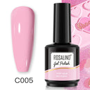 ROSALIND Gel Nail Polish 40 Colors Semi Permanent Manicure Nail Art Gel Varnishes Hybrid Base Top Coat For Gel Polish
