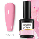 ROSALIND Gel Nail Polish 40 Colors Semi Permanent Manicure Nail Art Gel Varnishes Hybrid Base Top Coat For Gel Polish