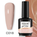 ROSALIND Gel Nail Polish 40 Colors Semi Permanent Manicure Nail Art Gel Varnishes Hybrid Base Top Coat For Gel Polish
