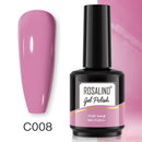 ROSALIND Gel Nail Polish 40 Colors Semi Permanent Manicure Nail Art Gel Varnishes Hybrid Base Top Coat For Gel Polish