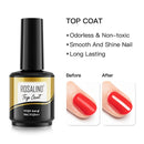 ROSALIND Gel Nail Polish 40 Colors Semi Permanent Manicure Nail Art Gel Varnishes Hybrid Base Top Coat For Gel Polish