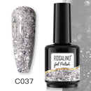 ROSALIND Gel Nail Polish 40 Colors Semi Permanent Manicure Nail Art Gel Varnishes Hybrid Base Top Coat For Gel Polish