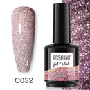 ROSALIND Gel Nail Polish 40 Colors Semi Permanent Manicure Nail Art Gel Varnishes Hybrid Base Top Coat For Gel Polish