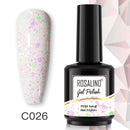 ROSALIND Gel Nail Polish 40 Colors Semi Permanent Manicure Nail Art Gel Varnishes Hybrid Base Top Coat For Gel Polish