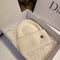 USPOP New Women's Hats Winter Thick Warm Knitted Hats Solid Color Letter M Soft Rabbit Hair Skullies Beanies