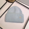 USPOP New Women's Hats Winter Thick Warm Knitted Hats Solid Color Letter M Soft Rabbit Hair Skullies Beanies