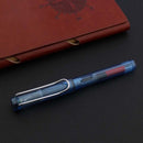 High Quality Piston Fountain Pen Transparent White bullet Needle 0.38mm 0.5mm Stationery Office School Supplies