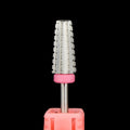 5 in 1 Tapered Safety Carbide Nail Drill Bits With Cut Drills Carbide Milling Cutter For Manicure Remove Gel Nails Accessories
