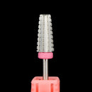 5 in 1 Tapered Safety Carbide Nail Drill Bits With Cut Drills Carbide Milling Cutter For Manicure Remove Gel Nails Accessories