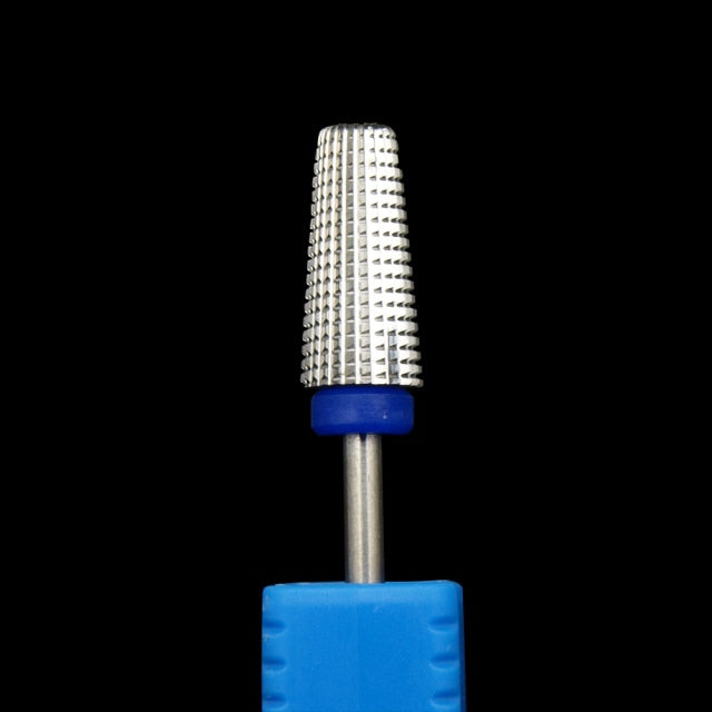 5 in 1 Tapered Safety Carbide Nail Drill Bits With Cut Drills Carbide Milling Cutter For Manicure Remove Gel Nails Accessories