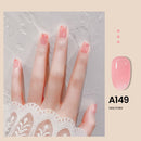 MAYCHAO 7.3ml Summer Pudding Gel Nail Polish Transparent Jelly Polish Top Coat Soak Off UV Gel Art Nail Varnish Semi Permanent