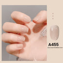 MAYCHAO 7.3ml Summer Pudding Gel Nail Polish Transparent Jelly Polish Top Coat Soak Off UV Gel Art Nail Varnish Semi Permanent