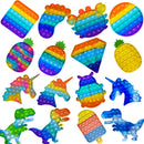 Squeeze Toy Fidget Toys Rainbow Push It Bubble Antistress Toys Sensory Toy To Relieve Autism Free Shipping
