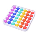 Squeeze Toy Fidget Toys Rainbow Push It Bubble Antistress Toys Sensory Toy To Relieve Autism Free Shipping