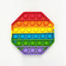 Squeeze Toy Fidget Toys Rainbow Push It Bubble Antistress Toys Sensory Toy To Relieve Autism Free Shipping