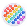 Squeeze Toy Fidget Toys Rainbow Push It Bubble Antistress Toys Sensory Toy To Relieve Autism Free Shipping
