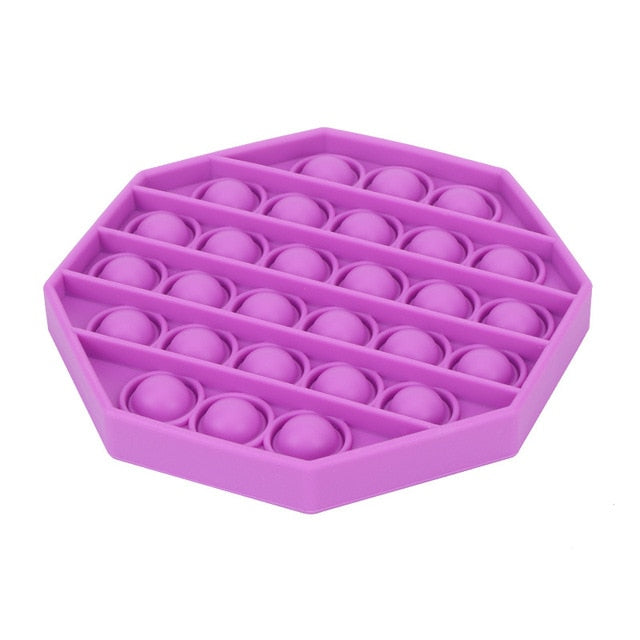 Squeeze Toy Fidget Toys Rainbow Push It Bubble Antistress Toys Sensory Toy To Relieve Autism Free Shipping