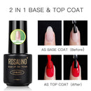 ROSALIND Top And Base Coat Gel Polish Long Lasting Reinforce 7ml Hybrid Varnishes Manicure Nail Gel Lacquer Nail Art Primer
