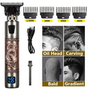 T9 USB Electric Hair Clipper Man 0mm Shaver Trimmer For Men Barber Professional Beard Rechargeable Hair Cutting Machine