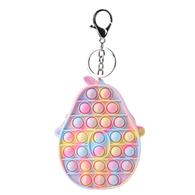 New Fidget Toys Antistress Toys Push Bubble Silicone for Children Adult Stress Reliever Squeeze Board Fidget Game frete grátis