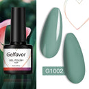 GELFAVOR Gel Nail Polish Glitter 8ML Semi-permanent Varnish Hybrid UV Nail Gel Polish For Manicure Nail Art Design Gel Varnishes