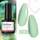 GELFAVOR Gel Nail Polish Glitter 8ML Semi-permanent Varnish Hybrid UV Nail Gel Polish For Manicure Nail Art Design Gel Varnishes