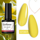GELFAVOR Gel Nail Polish Glitter 8ML Semi-permanent Varnish Hybrid UV Nail Gel Polish For Manicure Nail Art Design Gel Varnishes