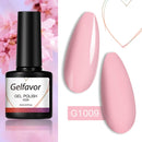 GELFAVOR Gel Nail Polish Glitter 8ML Semi-permanent Varnish Hybrid UV Nail Gel Polish For Manicure Nail Art Design Gel Varnishes