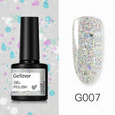 GELFAVOR Gel Nail Polish Glitter 8ML Semi-permanent Varnish Hybrid UV Nail Gel Polish For Manicure Nail Art Design Gel Varnishes