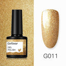 GELFAVOR Gel Nail Polish Glitter 8ML Semi-permanent Varnish Hybrid UV Nail Gel Polish For Manicure Nail Art Design Gel Varnishes