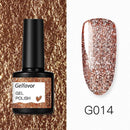 GELFAVOR Gel Nail Polish Glitter 8ML Semi-permanent Varnish Hybrid UV Nail Gel Polish For Manicure Nail Art Design Gel Varnishes