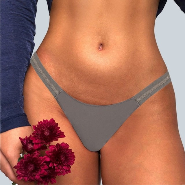 Puimentiua 2021 Sports Underwear For Women Low Waist Lingerie Femme Sex Women Underwear Comfortable Panties Seamless Briefs Sexy