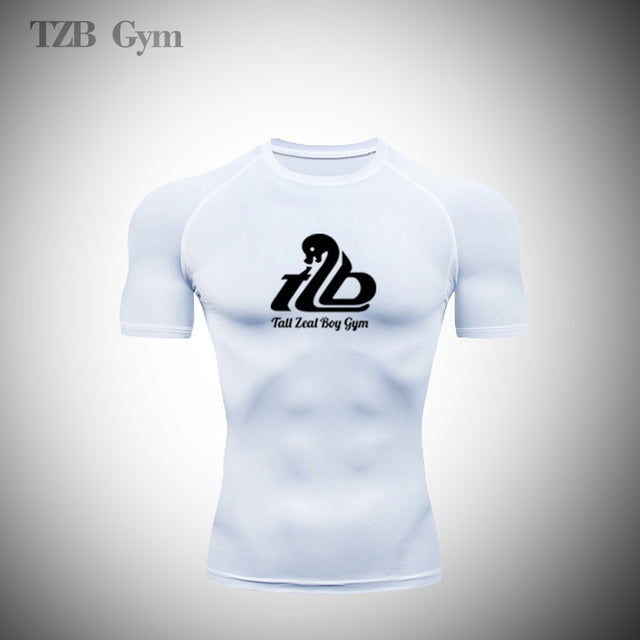 High Quality Running Man T shirt Compression Tight Men's Printing Sports T-shirt Dry Quick Gym Fitness jogging Yoga Shirts