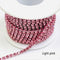 1Yard/Pack Glitter Crystal Rhinestones For Clothing Loose Flatback Sew On Rhinestone Chain AB Glass Rhinestones With Claw Z200
