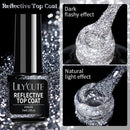 Lilycute 7ml Reflective Glitter Nail Gel Polish Effect Sparkling Soak Off Gel Semi Permanent For Manicure Nail Art UV Nail Gel