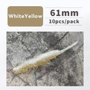 ANKIKEDI Soft Silicone Bait, Biting Shrimp Carp Bass, Pike Fishing Lure Gamba Gambas Gambita Lure,Sea Worm Swimbait Rockfishing