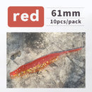 ANKIKEDI Soft Silicone Bait, Biting Shrimp Carp Bass, Pike Fishing Lure Gamba Gambas Gambita Lure,Sea Worm Swimbait Rockfishing