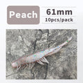 ANKIKEDI Soft Silicone Bait, Biting Shrimp Carp Bass, Pike Fishing Lure Gamba Gambas Gambita Lure,Sea Worm Swimbait Rockfishing