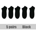 10 Pairs And 5 Pairs Women Socks Breathable Sports socks Solid Color Boat socks Comfortable Cotton Ankle Socks White Black