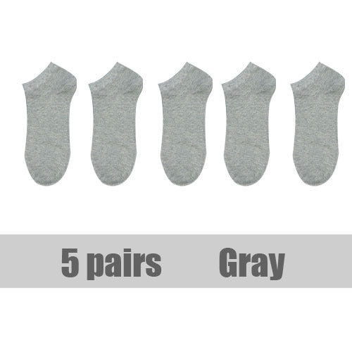10 Pairs And 5 Pairs Women Socks Breathable Sports socks Solid Color Boat socks Comfortable Cotton Ankle Socks White Black