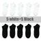 10 Pairs And 5 Pairs Women Socks Breathable Sports socks Solid Color Boat socks Comfortable Cotton Ankle Socks White Black