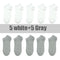 10 Pairs And 5 Pairs Women Socks Breathable Sports socks Solid Color Boat socks Comfortable Cotton Ankle Socks White Black