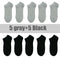 10 Pairs And 5 Pairs Women Socks Breathable Sports socks Solid Color Boat socks Comfortable Cotton Ankle Socks White Black