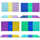 Big Size Popper Game Rainbow Chess Board Push Bubble Pops its Fidget Toys Stress Relief Toy Interactive Popet Game Sensory Toy