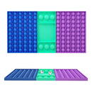 Big Size Popper Game Rainbow Chess Board Push Bubble Pops its Fidget Toys Stress Relief Toy Interactive Popet Game Sensory Toy