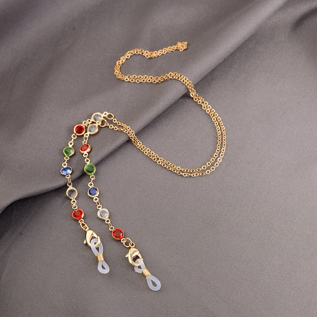 kissme Sunglasses Masking Chains For Women Multiple Acrylic Pearl Crystal Eyeglasses Chains 2021 New Fashion Jewelry Wholesale