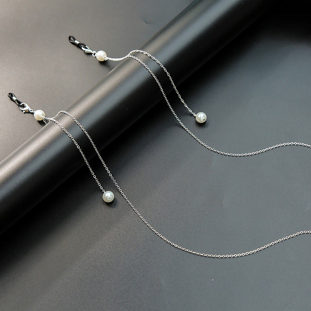 kissme Sunglasses Masking Chains For Women Multiple Acrylic Pearl Crystal Eyeglasses Chains 2021 New Fashion Jewelry Wholesale