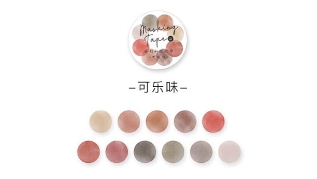 Mohamm 1Pc Fruit Hard Candy Series Decoration Special-Shaped Washi Masking Tape Creative Scrapbooking Stationary School Supplies