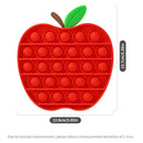 Fruit Animal Simple Fidget Toy Push Bubble Sensory Stress Sensory Toy Relief Funny Anti-stress Hand Toys for Adult Children